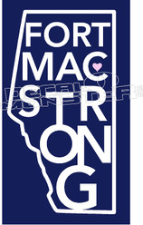 FortMacStrong Province 8 Decal Sticker