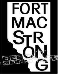 Fort Mac Strong Province 1 Decal Sticker