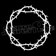 Crown of thorns Religion Decal Sticker