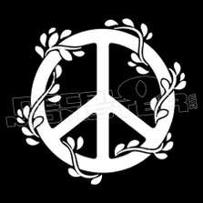 Peace Sign Religion Decal Sticker 