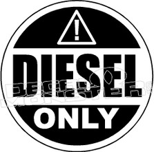 Diesel Only Decal Sticker