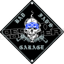 Rad Dad Garage Decal Sticker