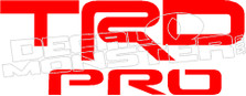TRD Pro 2 Toyota Decal Sticker