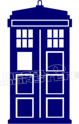 Doctor Who Tardis Decal Sticker