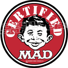 Mad Certified Decal Sticker