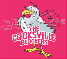 The Cocksville Blockers Decal Sticker