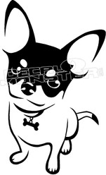 Chihuahua Silhouette Dog Decal Sticker
