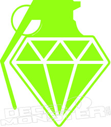Diamond Grenade JDM Decal Sticker