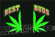 Best Buds Weed Decal Sticker