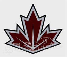 Team Canada Leaf Decal Sticker