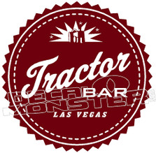 Las Vegas Tractor Bar Decal Sticker
