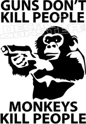 Harambe Monkey Decal Sticker