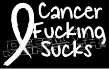 Cancer Fucking Sucks Decal Sticker