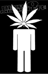 PotHead Weed Cannabis Decal Sticker