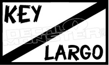 Key LARGO 1 Florida Decal Sticker