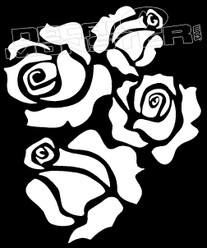 Roses Hawaii Decal Sticker