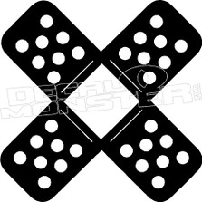 JDM Bandaid Criss Cross Decal Sticker