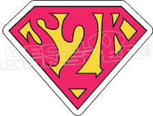 Superman S2K S2000 Decal Sticker 