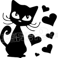 Kitty Love Cat Decal Sticker
