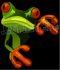 Rainforest Frog 1 Decal Sticker