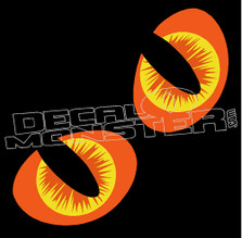 Cat Eyes Color 1 Decal Sticker