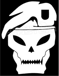 Special Ops Skull Decal Sticker