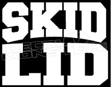Skid Lid Motorcycle Decal Sticker