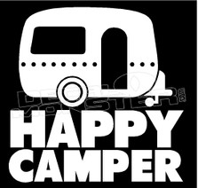  Happy Camper Decal Sticker