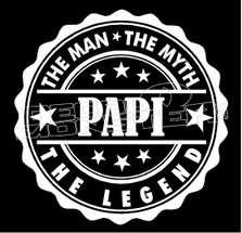 The Man The Myth The Legend Papi Decal Sticker