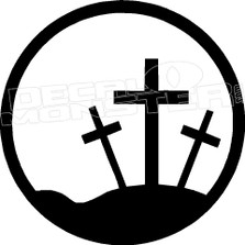Christianity Jesus Cross 1 Religious Decal Sticker
