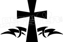 Christianity Cross 2 Religious Decal Sticker