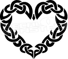 Celtic Heart 3 Decal Sticker