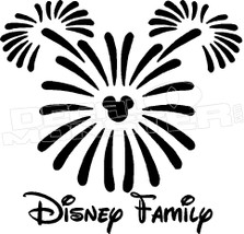 Disney Family Fireworks 12 Decal Sticker