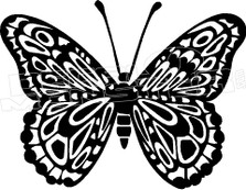 Butterfly Silhouette 1 Decal Sticker