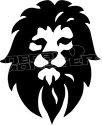 Lion Silhouette 4 Decal Sticker