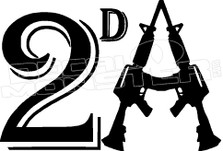 2nd Amendment Guns 1 Decal Sticker