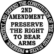 Second Amendment 3 Decal Sticker