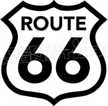 Route 66 1 Decal Sticker