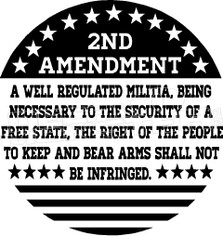 Second Amendment 4 Decal Sticker