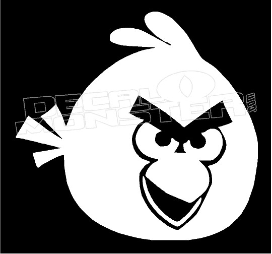 Download Angry Birds Silhouette 1 Decal Sticker - DecalMonster.com