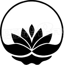 Yoga Lotus Flower Decal Sticker
