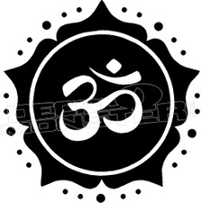 Om Hindu Religion 2 Decal Sticker