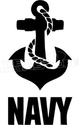 US Navy 1 Decal Sticker