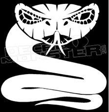 Rattle Snake Silhouette 4 Decal Sticker