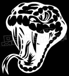 Rattle Snake Silhouette 5 Decal Sticker