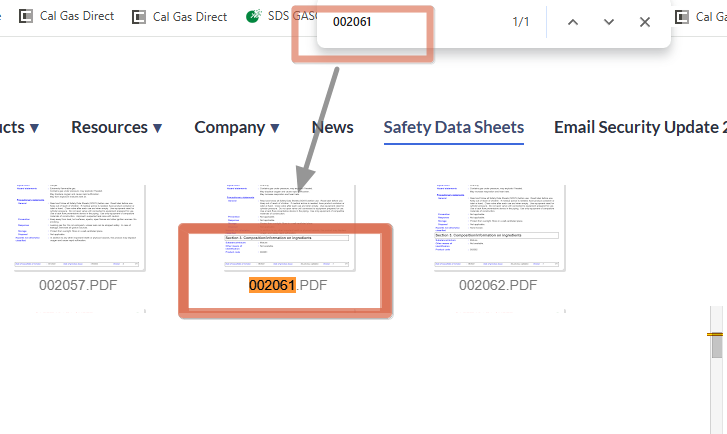 GASCO SDS Sheet
