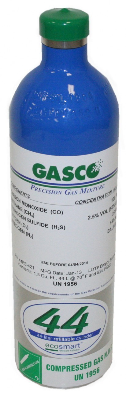 Pentane Calibration Gas C5H12 180 PPM Balance Nitrogen in a 44