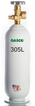 GASCO Carbon Dioxide 800 PPM Balance Air Calibration Gas in a 305 Liter Steel Disposable Cylinder CGA 590