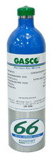 GASCO Calibration Gas 50,000 PPM [5%] Carbon Dioxide in Nitrogen in a 66 Liter ecosmart Cylinder (66ES-35-50000) 