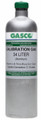 Methane Calibration Gas CH4 2% Balance Air in a 34 Liter Aluminum Disposable Cylinder